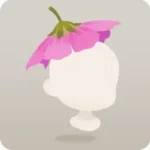 コスモスの花帽子
