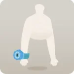 水色の腕時計