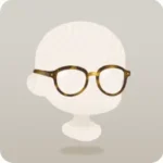 ボストン型べっ甲メガネ
