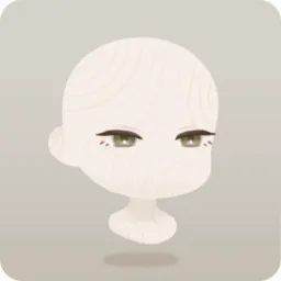 やさしげなグリーンの瞳