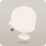 ブルーハートピアス