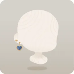ブルーハートピアス