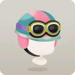 カラフルなバイクヘルメット