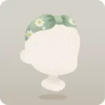 カモミール柄ヘアターバン