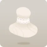 フリルチョーカー・白