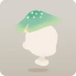 エメラルドキノコハット