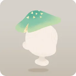 エメラルドキノコハット