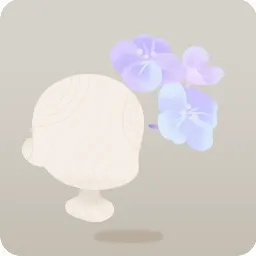 雨上がりに咲く紫陽花の装飾花