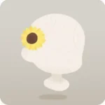 ひまわりの髪飾り