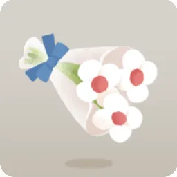 小さな白い花