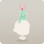 甘い香りが漂うロウソク