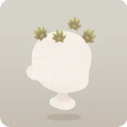 小花のヘアアクセ
