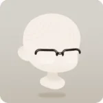 ハーフリムメガネ