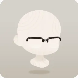ハーフリムメガネ
