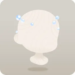 小粒パールの髪飾り