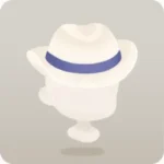白いソフトハット