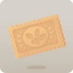 お茶会のビスケット