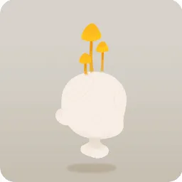 生えちゃった黄きのこ