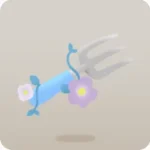 花が絡みつくガーデンフォーク