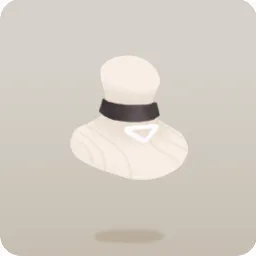 白いトライアングルのチョーカー