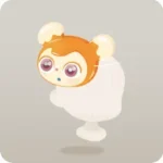 ピグミーのお面・斜め