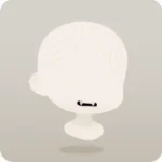 月下のオオカミ男の口