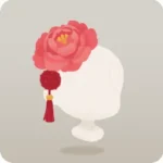 牡丹の花飾り