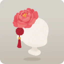 牡丹の花飾り