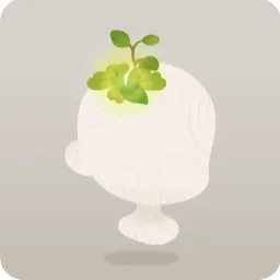 発光する苔草
