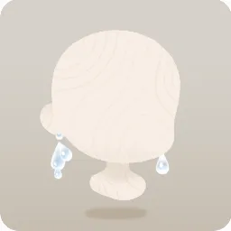 水の粒のようなアクセサリー