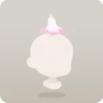 頭に添えたトレニア