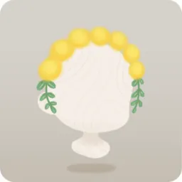 ミモザのヘッドドレス