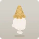 アイスコーン型のキャップ