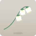 すずらんが光るランプ