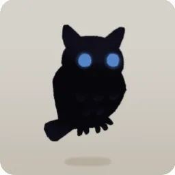 静かに寄り添うフクロウ