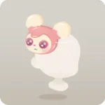 ネオピグミーのお面・斜め