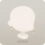 月のアシメピアス