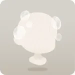 頭乗せガラス飾り