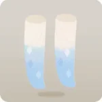 きらめく足