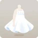 真っ白なワンピース