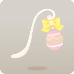 手持ちピンクイースターエッグ