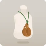 ウッドカービングのマグカップ