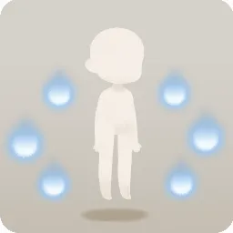 浮遊する青火