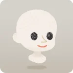 クレヨンで描いた顔