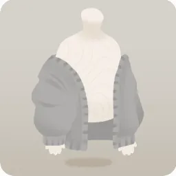 MODEグレーカーディガン