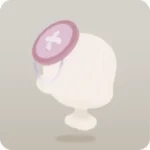 紫色の気球のボタン
