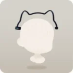 曲がったアンテナヘッド