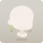 小さなスクエアピアス