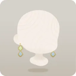 小さなスクエアピアス