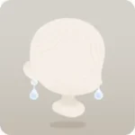 雨粒イヤリング